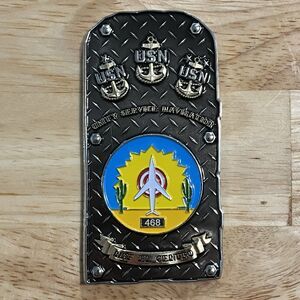 Challenge Coin USN Naval Air Facility El Centro CA CPO Chief’s Mess Navy
